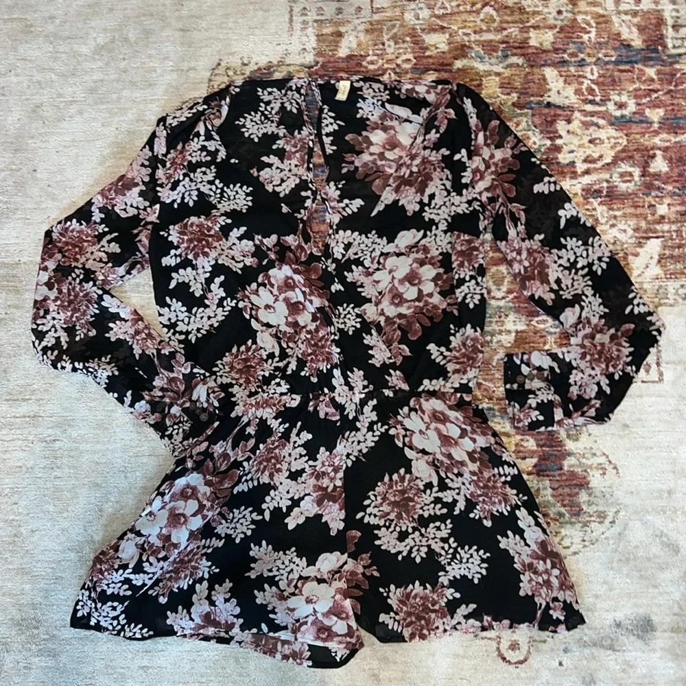 Free People Float Away Romper Size XS - Picture 3 of 11